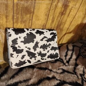 Cow Print Women's Clutch